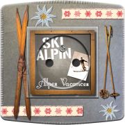 Prise décorée Ski alpin 2 pôles + terre - Decorupteur