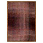Tapis Amalfi tufté main en laine terracotta 170x240 - Toulemonde Bochart