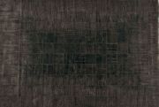 Tapis Buffalo assemblage en cuir taupe 170x240 - Toulemonde Bochart