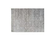 Tapis Cabash noué main en rayonne/coton souris 170x240 - Toulemonde Bochart