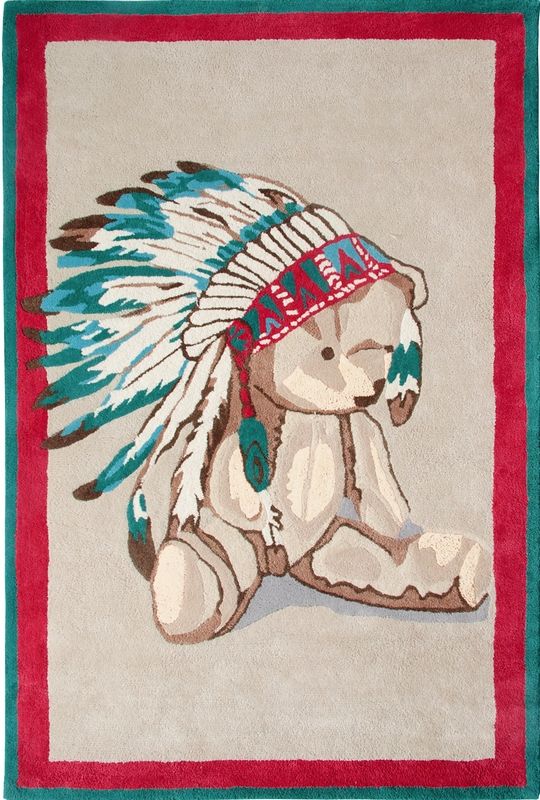 Tapis Cheyenne tufté main en coton multi 110x170 - Toulemonde Bochart