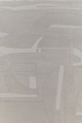 Tapis Collage tufté main en laine gris 170x240 - Toulemonde Bochart