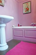 Tapis Cordage tissé main en coton fuschia 60x90 - Toulemonde Bochart