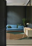 Tapis Espace tufté main en laine ocre 200x300 - Toulemonde Bochart