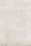 Tapis Frost noué main en coton blanc 250x350 - Toulemonde Bochart