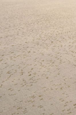 Tapis Galaxie noué main en laine/bambou écru 180x270 - Toulemonde Bochart