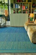 Tapis Insert tissé assemblé en polypropylène/polyester Aqua 170x240 - Toulemonde Bochart