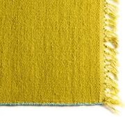 Tapis Joice tissé main en laine anis 70x140 - Toulemonde Bochart