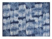 Tapis Kito tricoté en coton indigo 170x240 - Toulemonde Bochart
