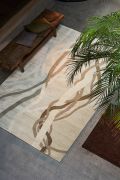 Tapis Lianes tufté main en laine naturel 250x350 - Toulemonde Bochart