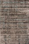 Tapis Limelight noué main en laine ortie et bambou nuit 250x350 - Toulemonde Bochart