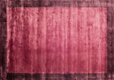 Tapis Lumière Taupée tissé main en soie végétale raisin 250x350 - Toulemonde Bochart