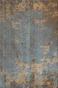 Tapis Mémoire noué main en laine/fibre bambou glacier 180x270 - Toulemonde Bochart
