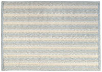 Tapis Natte tissé main en polypropylène ciel 140x200 - Toulemonde Bochart