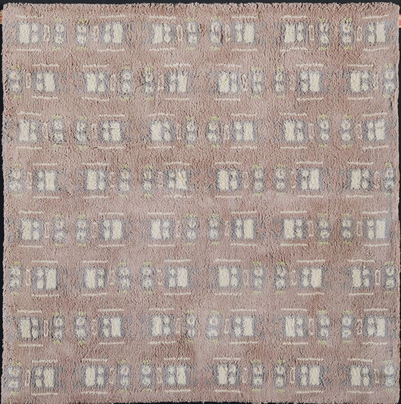 Tapis Nobi tricoté en coton taupe 110x170 - Toulemonde Bochart