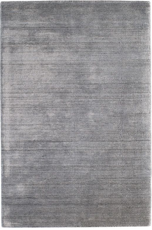 Tapis Orage tissé main en viscose/laine silver 250x350 - Toulemonde Bochart