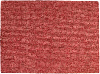 Tapis Plain tissé main en laine rouge 170x240 - Toulemonde Bochart
