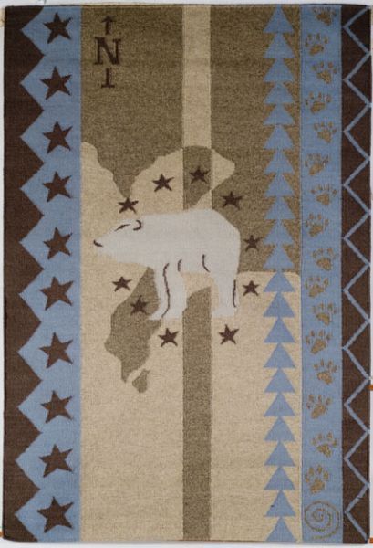 Tapis Polaire tufté main en laine 140x200 - Toulemonde Bochart