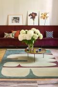 Tapis Pygmée tufté main en laine glacier 170x240 - Toulemonde Bochart