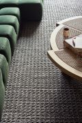 Tapis Rope tissé main en polypropylène gris 170x240 - Toulemonde Bochart