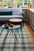 Tapis Scottish tissé main en polyester canard 170x240 - Toulemonde Bochart