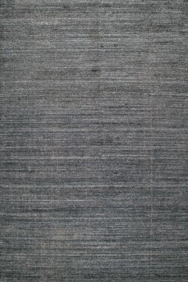 Tapis Stone tissé main en laine/fibre de bambou gris 170x240 - Toulemonde Bochart