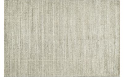 Tapis Stone tissé main en laine/fibre de bambou mastic 250x350 - Toulemonde Bochart
