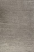 Tapis Velvet noué main en fibre de bambou café 180x270 - Toulemonde Bochart