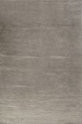 Tapis Velvet noué main en fibre de bambou taupe 180x270 - Toulemonde Bochart