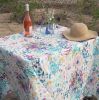 Article associé : Nappe Reflets turquoise coton enduit