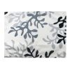 Set de table Corail gris coton enduit ourlé