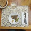 Set de table Etamines coton enduit ourlé