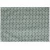 Set de table Mosaïque verte coton enduit ourlé