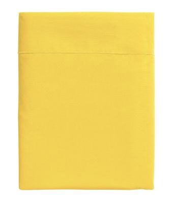 Drap plat uni Royal Line jaune Jonquille percale 180x290 - Essix Home Collection