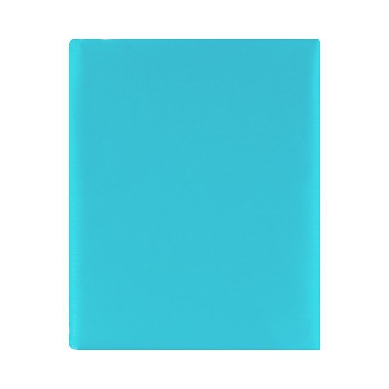 Housse de couette uni Triumph Lagune satin de coton 200x200 - Essix Home Collection