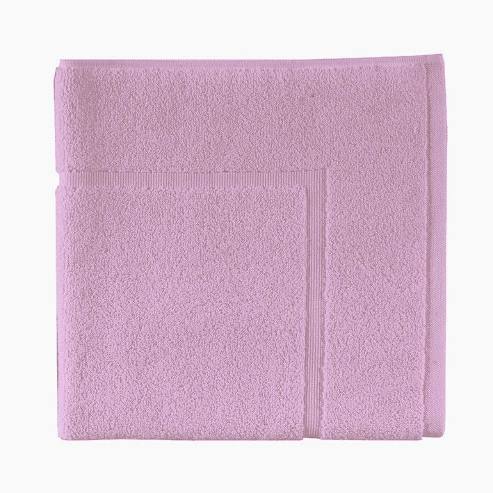 Tapis de bain Essix uni eau de rose 60x60 - Essix Home Collection