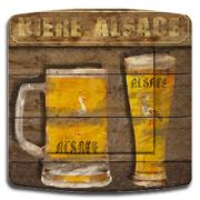 Interrupteur déco Alsace / Bière poussoir - DKO Interrupteur