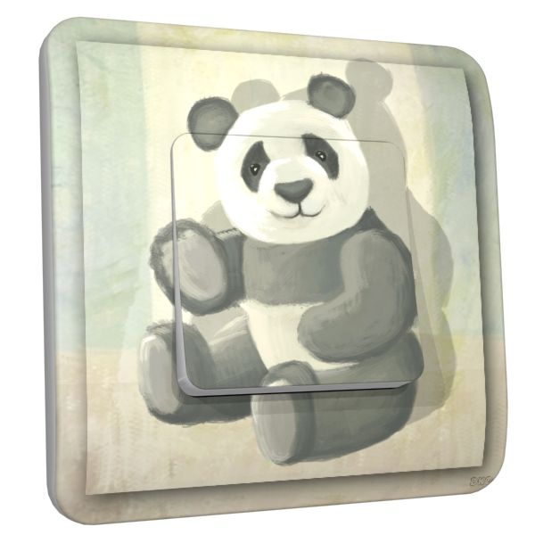 Interrupteur déco Bébé Panda simple - DKO Interrupteur