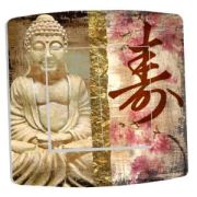 Interrupteur déco Bouddha zen double poussoir - DKO Interrupteur