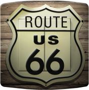 Interrupteur déco Country / Route 66 double poussoir - DKO Interrupteur