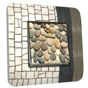 Interrupteur déco Galets et mosaïque poussoir - DKO Interrupteur