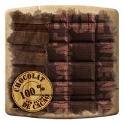 Interrupteur déco Gourmandise / Chocolat noir poussoir - DKO Interrupteur
