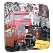 Interrupteur déco London bus poussoir - DKO Interrupteur