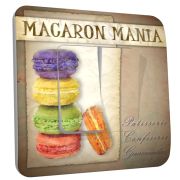 Interrupteur déco Macarons Mania double - DKO Interrupteur