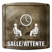 Interrupteur déco Signalétique / Salle d'attente poussoir - DKO Interrupteur