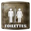 Article associé : Interrupteur déco Signalétique / Toilettes