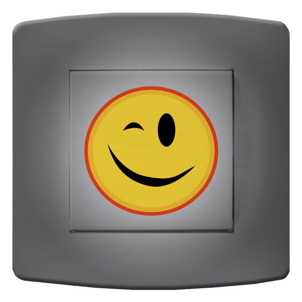 Interrupteur déco Smiley / Clin d'oeil simple - DKO Interrupteur