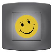 Interrupteur déco Smiley / Sourire simple - DKO Interrupteur