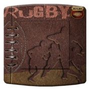 Interrupteur déco Sports / Rugby poussoir - DKO Interrupteur