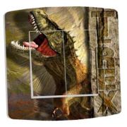 Interrupteur déco T-rex double poussoir - DKO Interrupteur